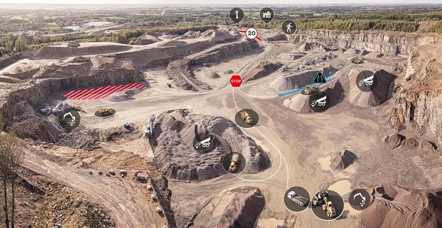 VOLVO CONSTRUCTION EQUIPMENT HJÄLPER KUNDER ATT SE HELHETEN MED CONNECTED MAP